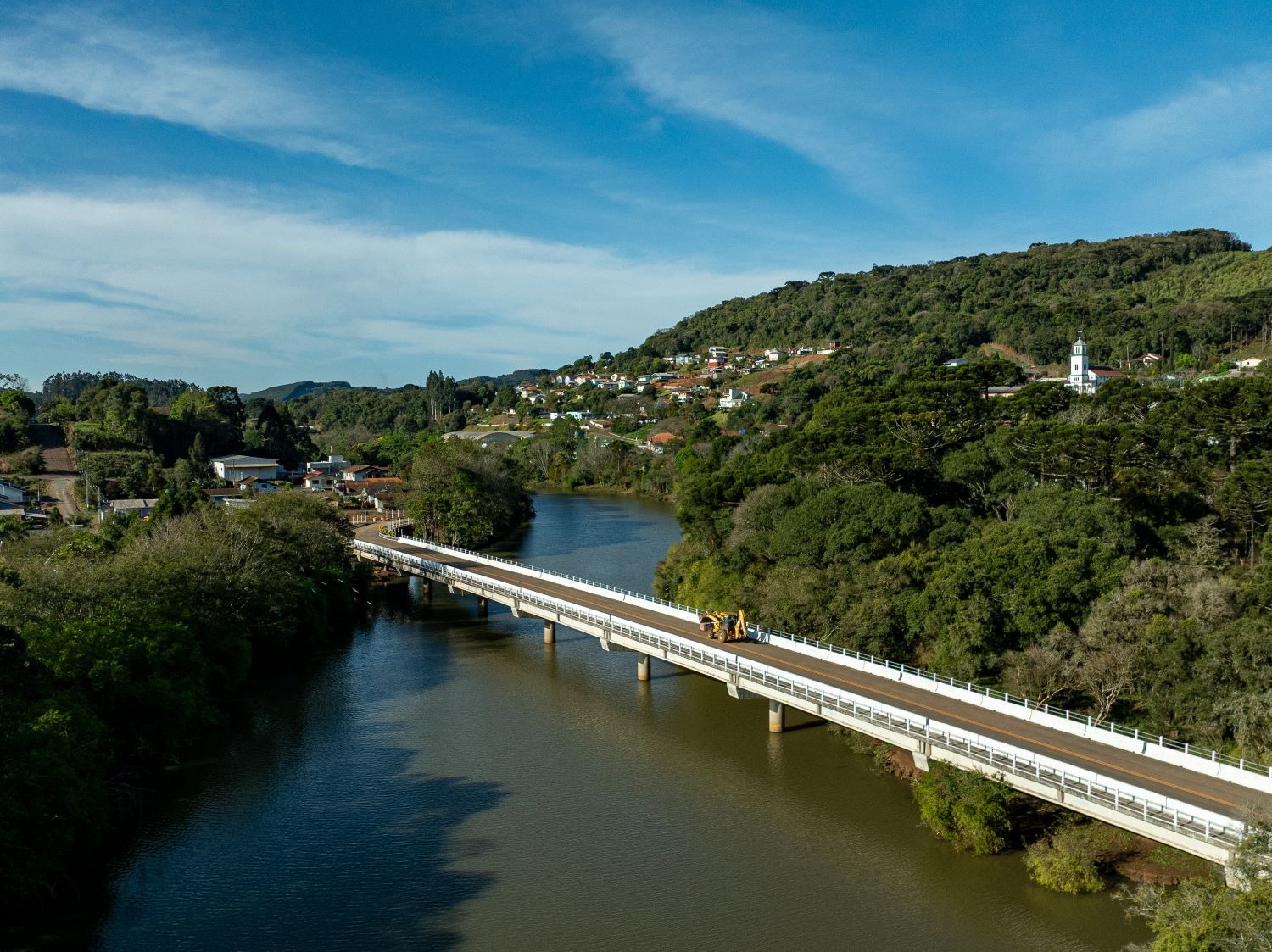 Ponte na SC-135 em Rio das Antas será liberada provisoriamente para tráfego nesta quinta