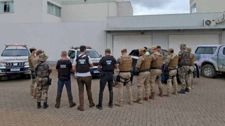 Suspeitos de tentar furtar banco são presos após cerco policial em Santa Cecília