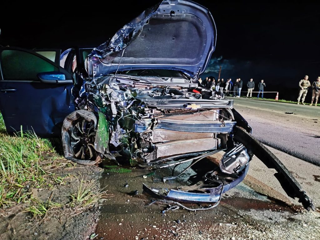 Mulher morre e cinco pessoas ficam feridas em grave acidente em Caçador