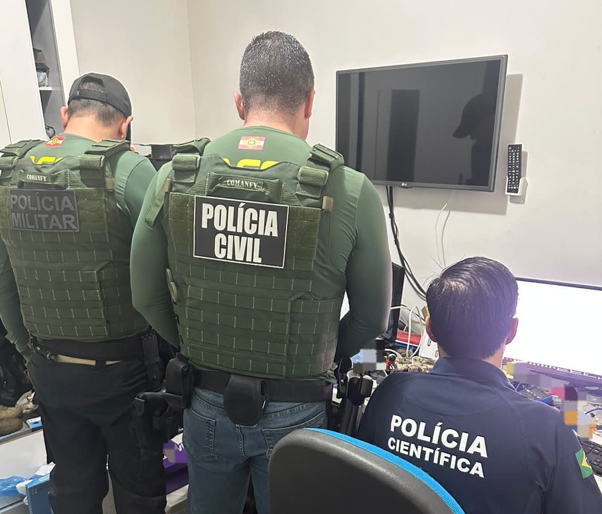 Operação Dark Archive cumpre mandado e apreende dispositivos eletrônicos em Concórdia