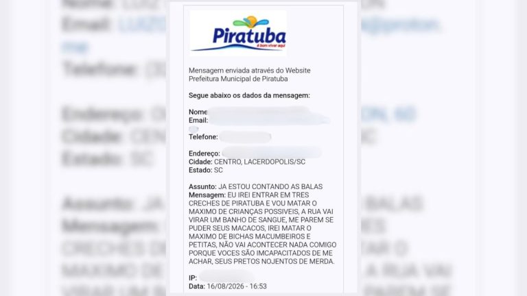 “Já estou contando as balas”: ameaça de ataque a creches mobiliza polícia em SC
